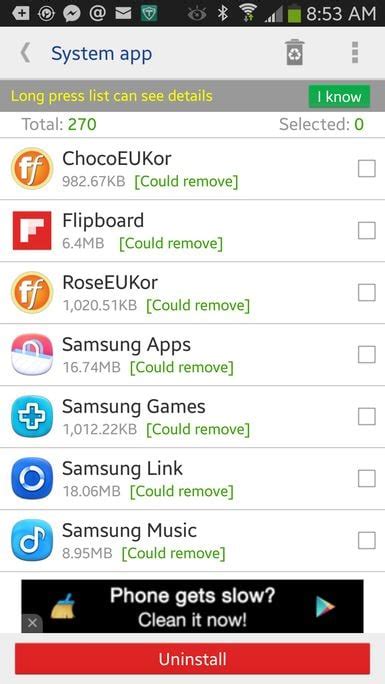 Package Disabler Pro is one app specifically designed for Samsung phones that will one-click disable all bloatware apps. . Bloatware remover samsung